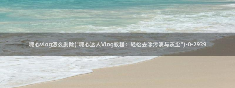 糖心vlog官方地址