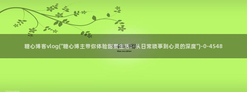 糖心官方vlog官网